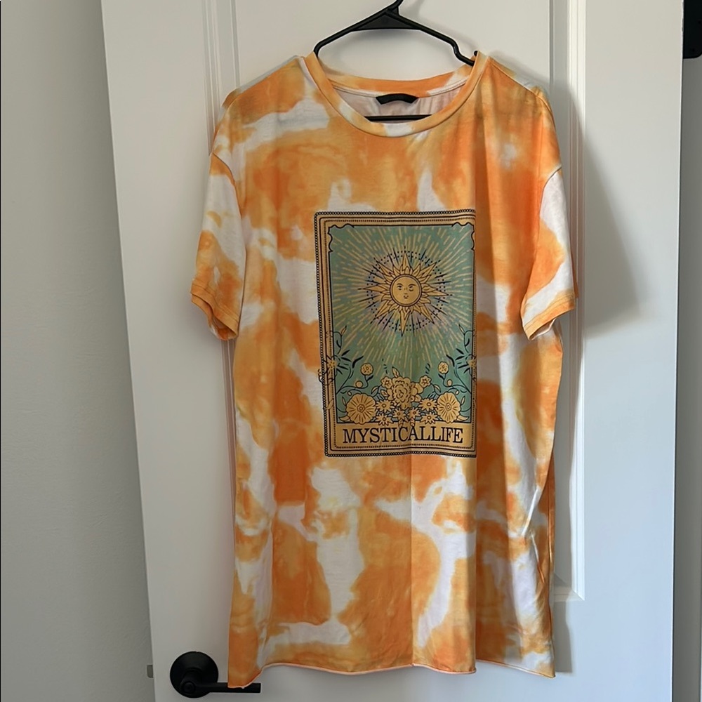 Shein Mystic Sun Tie-Dye T-Shirt